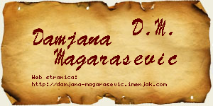 Damjana Magarašević vizit kartica